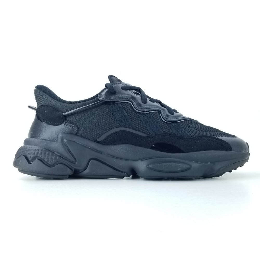 Adidas Originals Ozweego Shoes Triple Black Men’s Sneakers FX6028 Sizes 8, 8.5 - Picture 4 of 7